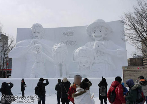 海贼王 美食的俘虏雪雕隆重登场