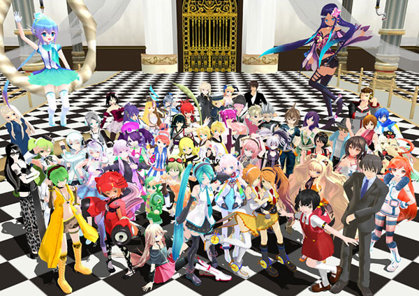 VOCALOID ALL STAR in MMD