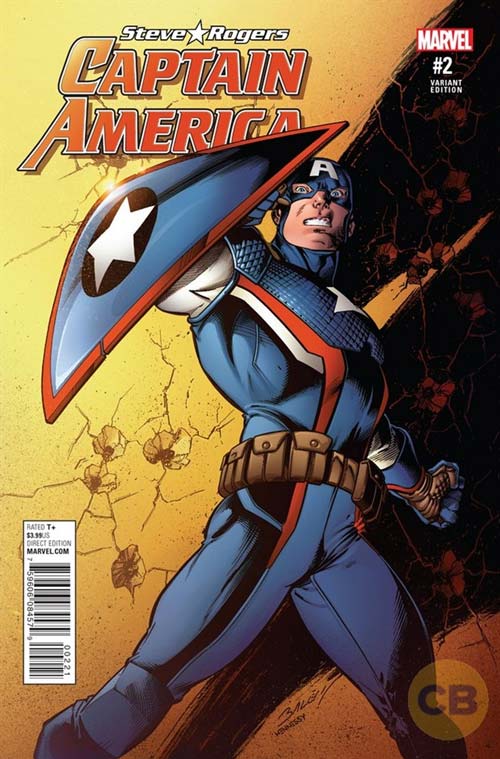 2016《美国队长》漫画第二期封面
